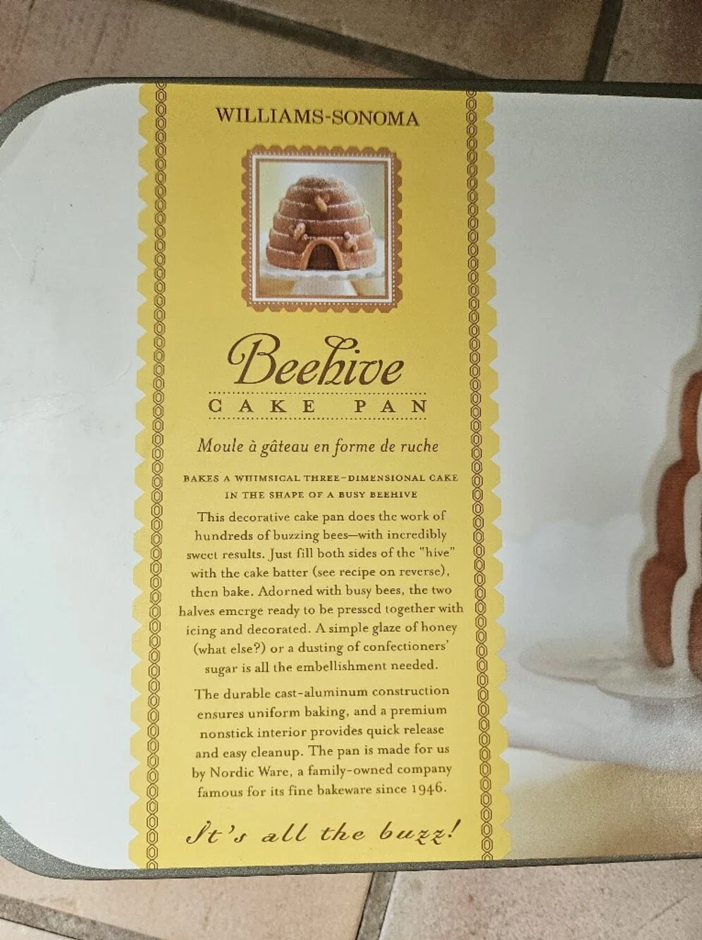 Nordic Ware Beehive Cake Pan 🐝